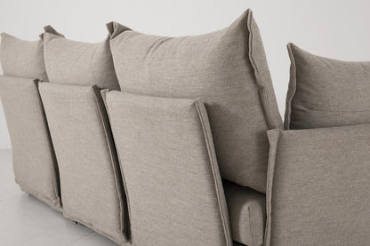 Model 06 3-Seater Right Chaise Sofa, Pumice