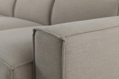 Model 03 2-Seater Left Chaise Sofa, Pumice