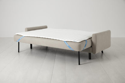 Model 04 Sofa Bed 3 Seater, Pumice