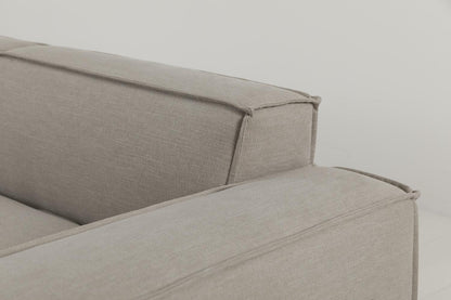 Model 03 2-Seater Left Chaise Sofa, Pumice