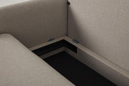 Model 04 Sofa Bed 3 Seater, Pumice