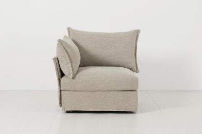 Model 06 Left Arm Module Sofa, Pumice