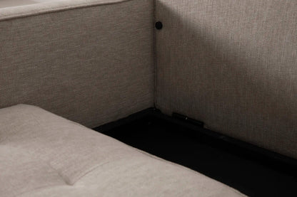 Model 02 Sofa Bed 3 Seater, Pumice