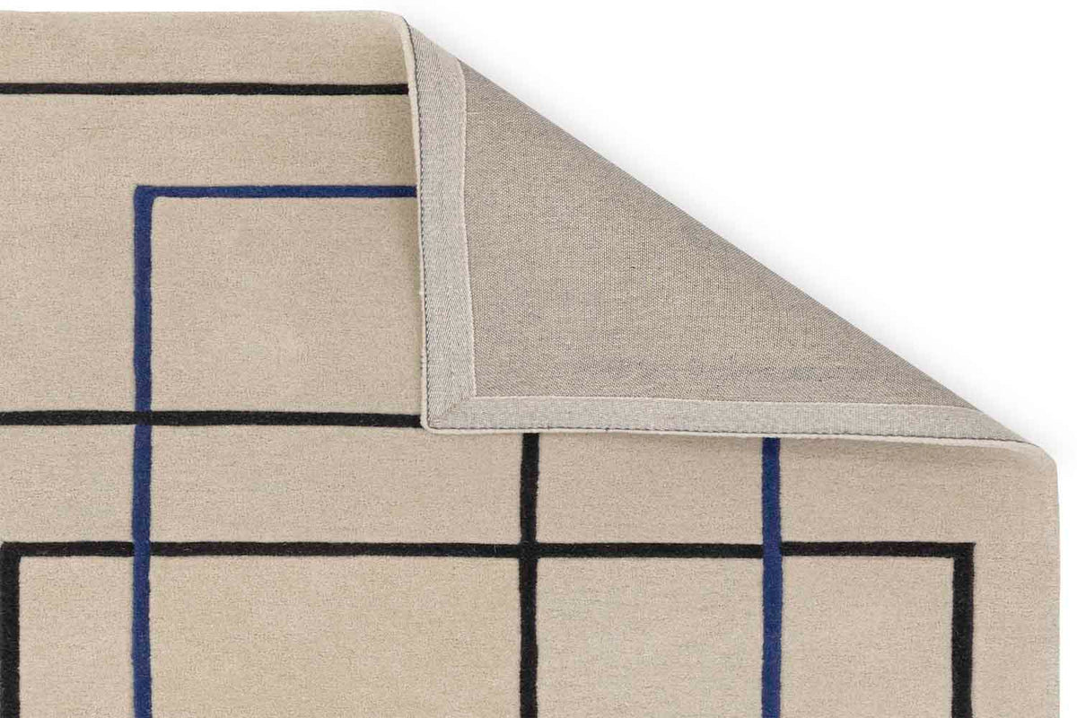 Reef Outline Blue Rug | Patterned Rugs | Wool Rugs | Swyft