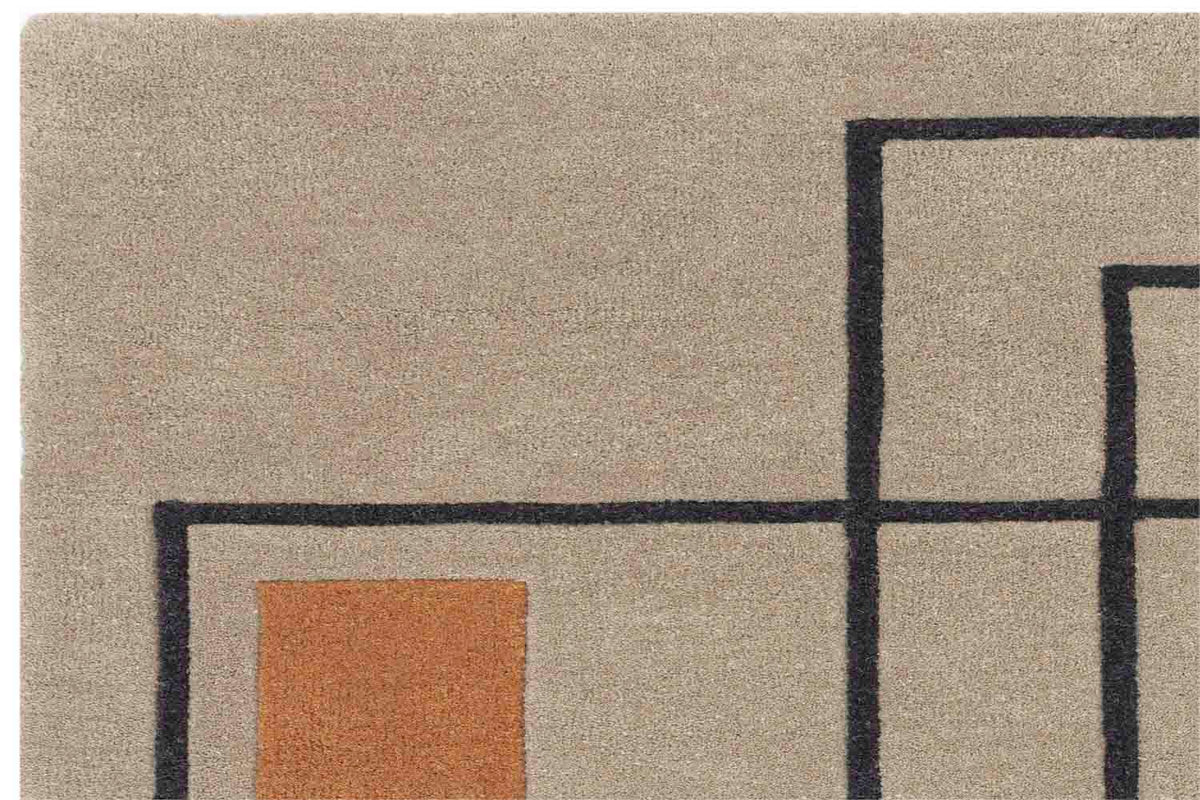 Pot Outline Rug Reef Outline Terracotta Rug | Patterned Rugs | Rugs | Swyft