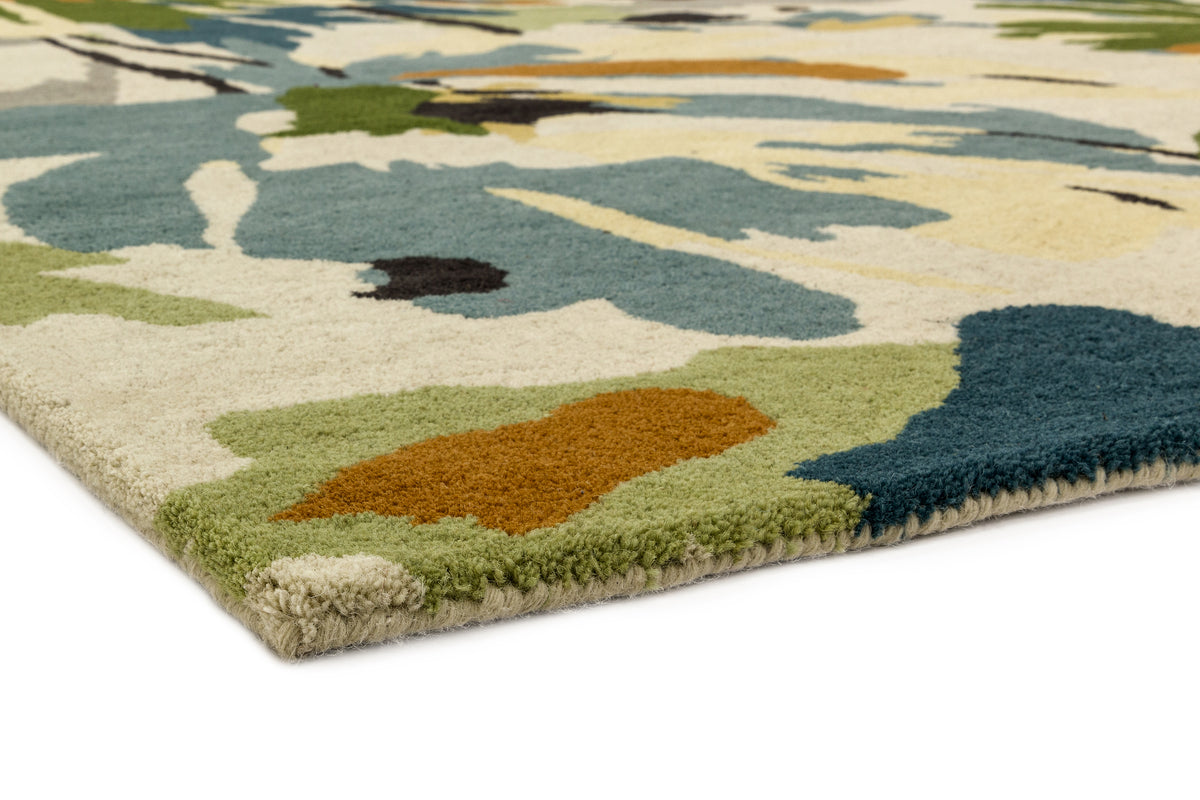 Reef Rug Floral Green