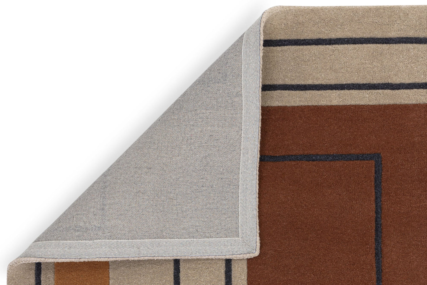 Reef Outline Terracotta Rug | Patterned Rugs | Rugs | Swyft