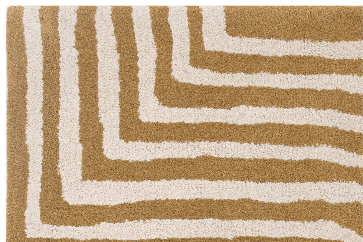 Reef Rug Curve Ochre