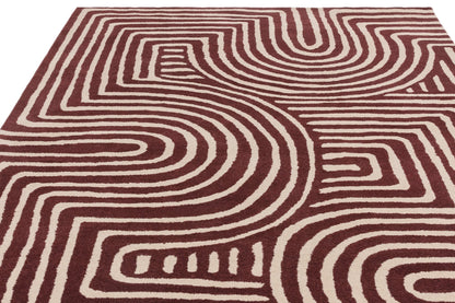 Reef Rug Curve Plum, 120x170