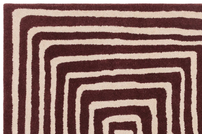 Reef Rug Curve Plum, 120x170