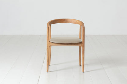 Dining Chair 01 (set of 2), Oak / Oyster