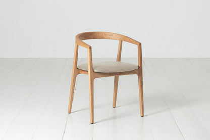 Dining Chair 01 (set of 2), Oak / Oyster