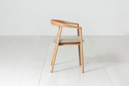 Dining Chair 01 (set of 2), Oak / Oyster