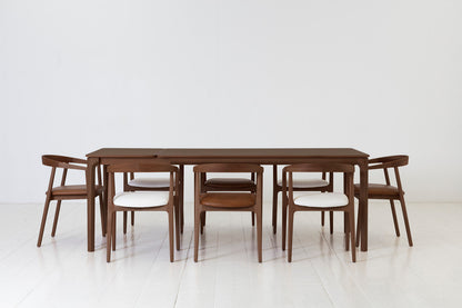 Dining Table 01 Extending Dining Table, Walnut / 6-8 seater