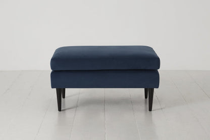 blue ottoman