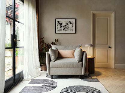 Model 08 Chair Bed Single Sofa Bed, Pumice
