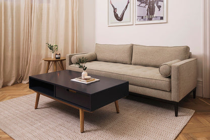 Model 02 Sofa Bed 3 Seater, Pumice