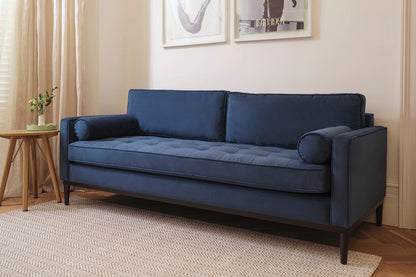 Model 02 Sofa Bed 3 Seater, Teal