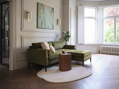 Model 02 3-Seater Sofa with Ottoman, Vine