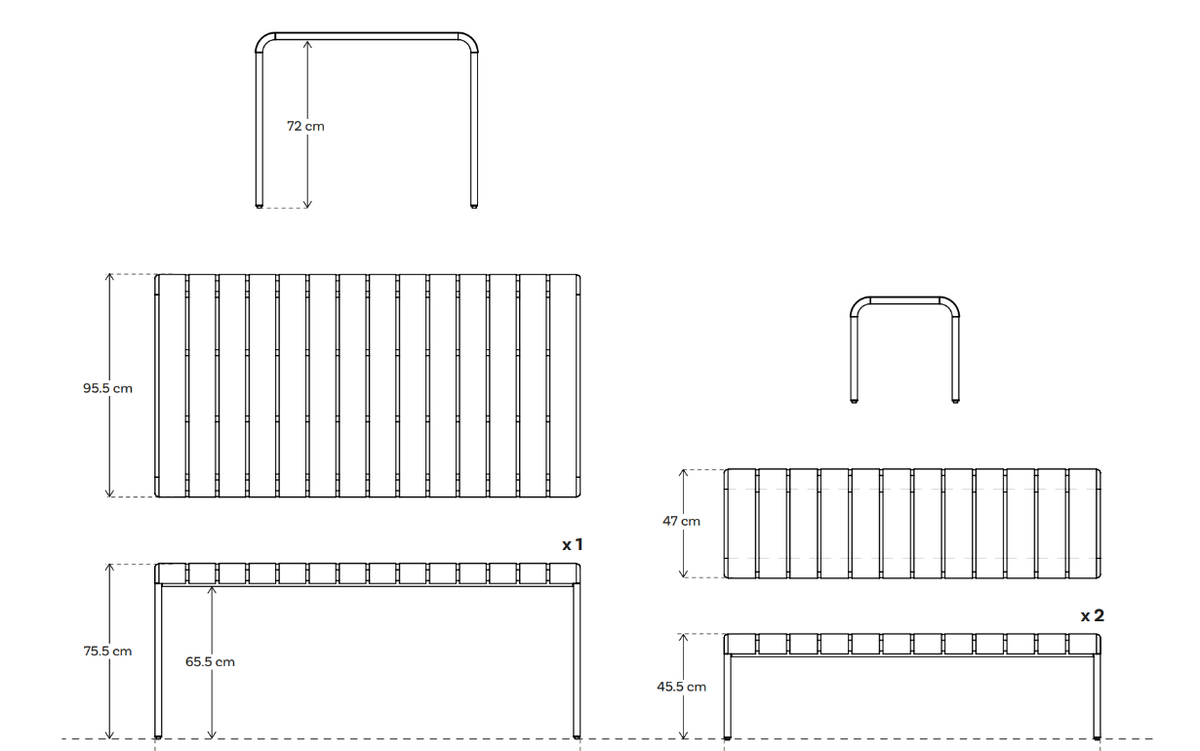 Garden Dining Set 01