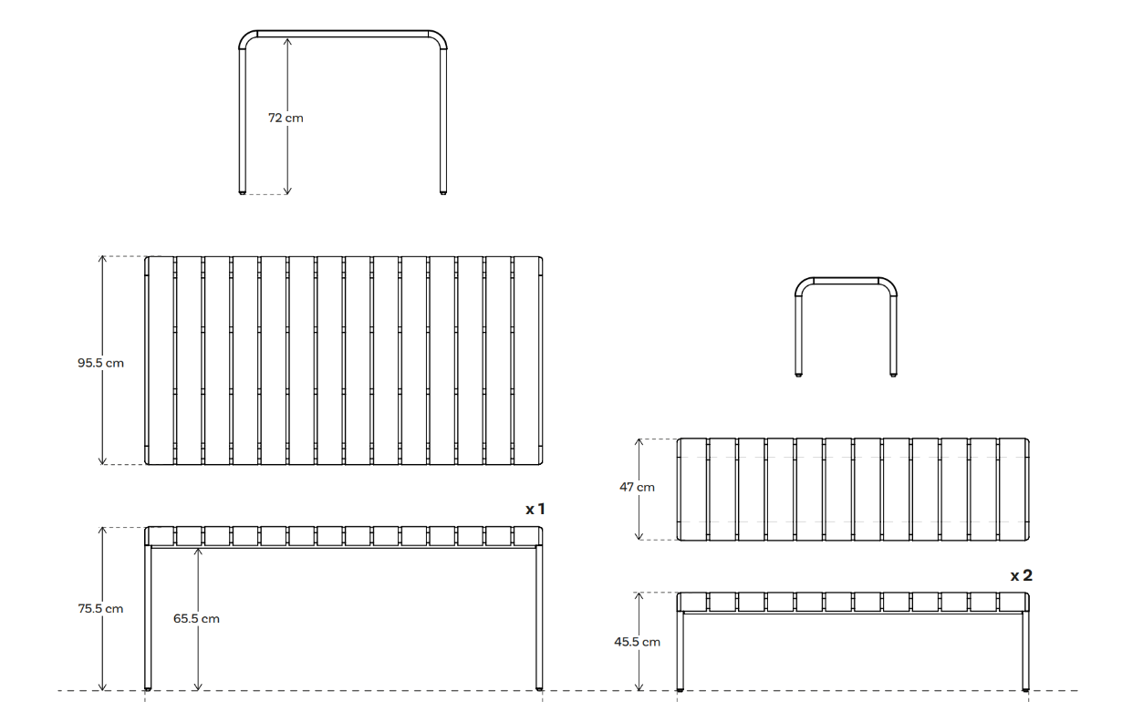 Garden Dining Set 01