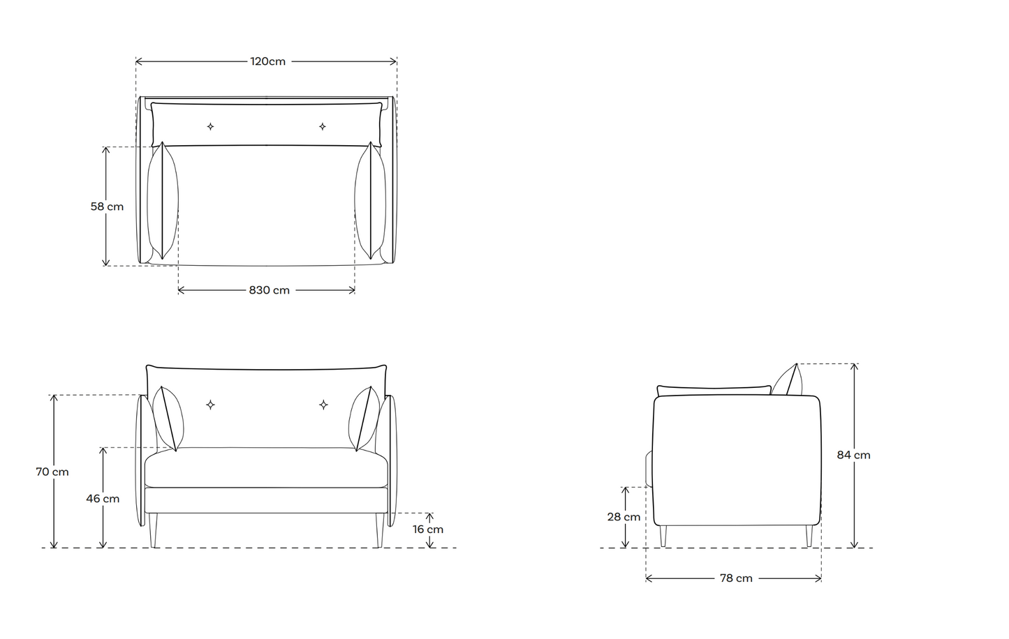 Model 19 Loveseat