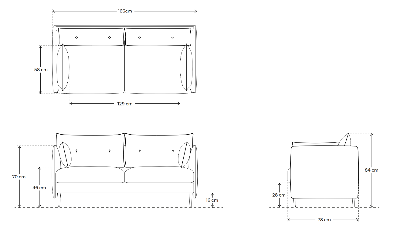 Model 19 2 Seater Sofa