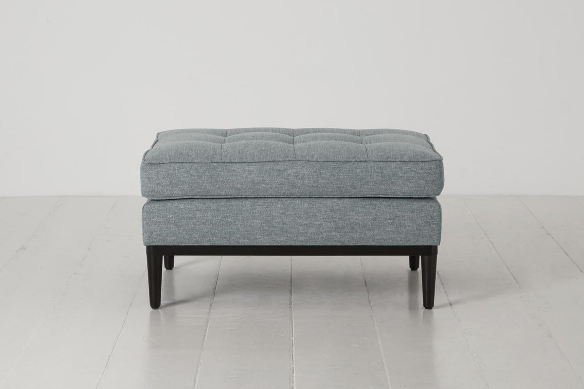 Model 02 Ottoman, Seaglass