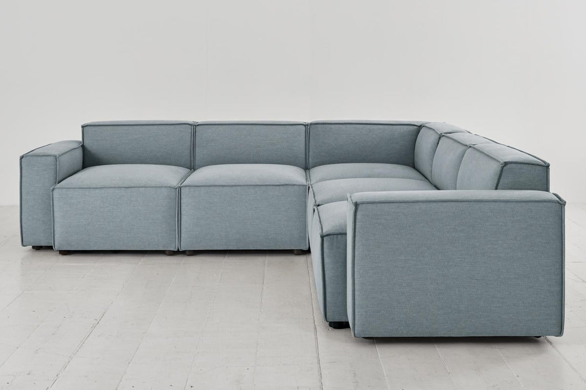 Model 03 Corner Sofa, Seaglass