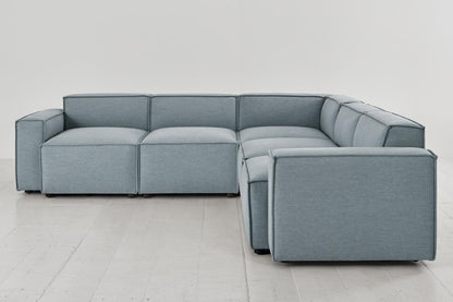 Model 03 Corner Sofa, Seaglass