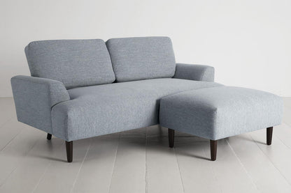 Model 05 2-Seater Sofa with ottoman, Seaglass