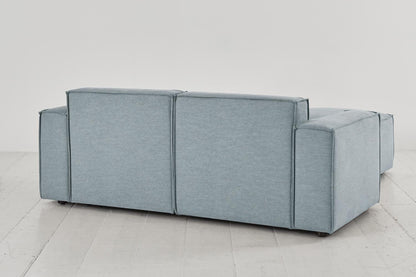 Model 03 2-Seater Left Chaise Sofa, Seaglass
