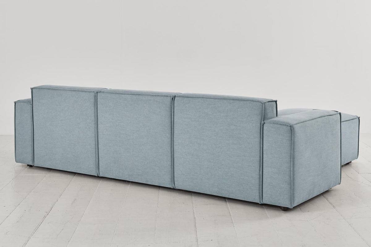 Model 03 3-Seater Left Chaise Sofa, Seaglass