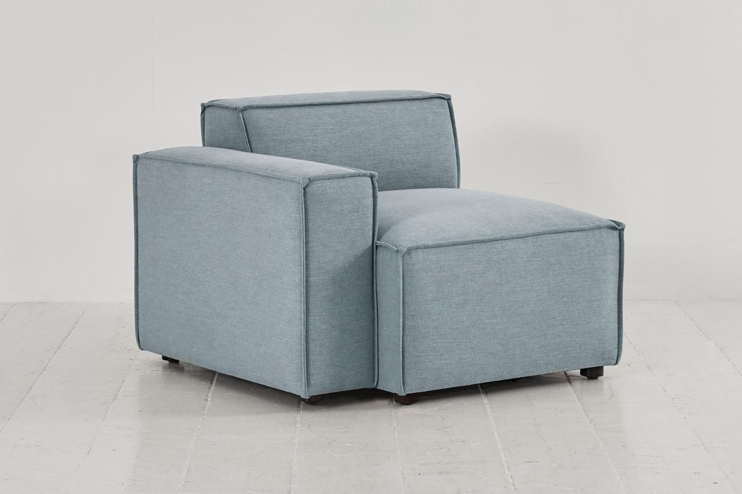 Model 03 Left Arm Sofa Module, Seaglass