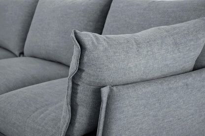 Model 06 Corner Sofa with Ottoman, Seaglass