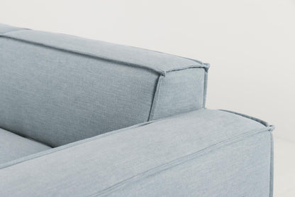 Model 03 3-Seater Right Chaise Sofa, Seaglass