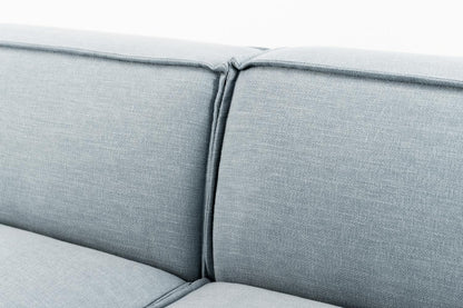 Model 03 3-Seater Right Chaise Sofa, Seaglass