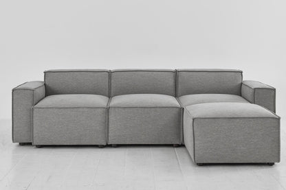 Model 03 3-Seater Right Chaise Sofa, Shadow