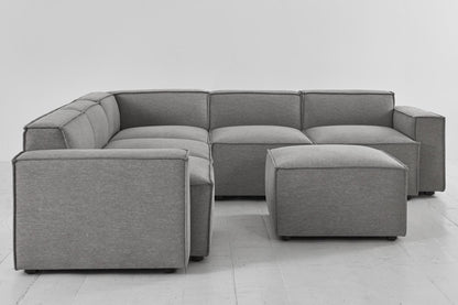 Model 03 Corner Sofa with Ottoman, Shadow
