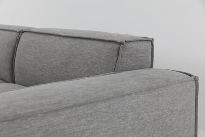 Model 03 2-Seater Left Chaise Sofa, Shadow