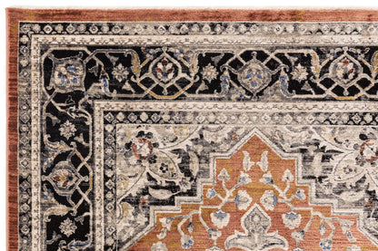 Sovereign Rug Terracotta Medallion, 200x290