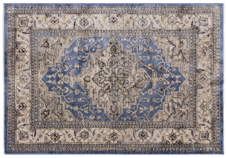 Sovereign Blue Medallion Rug | Persian Rugs | Rugs | Swyft