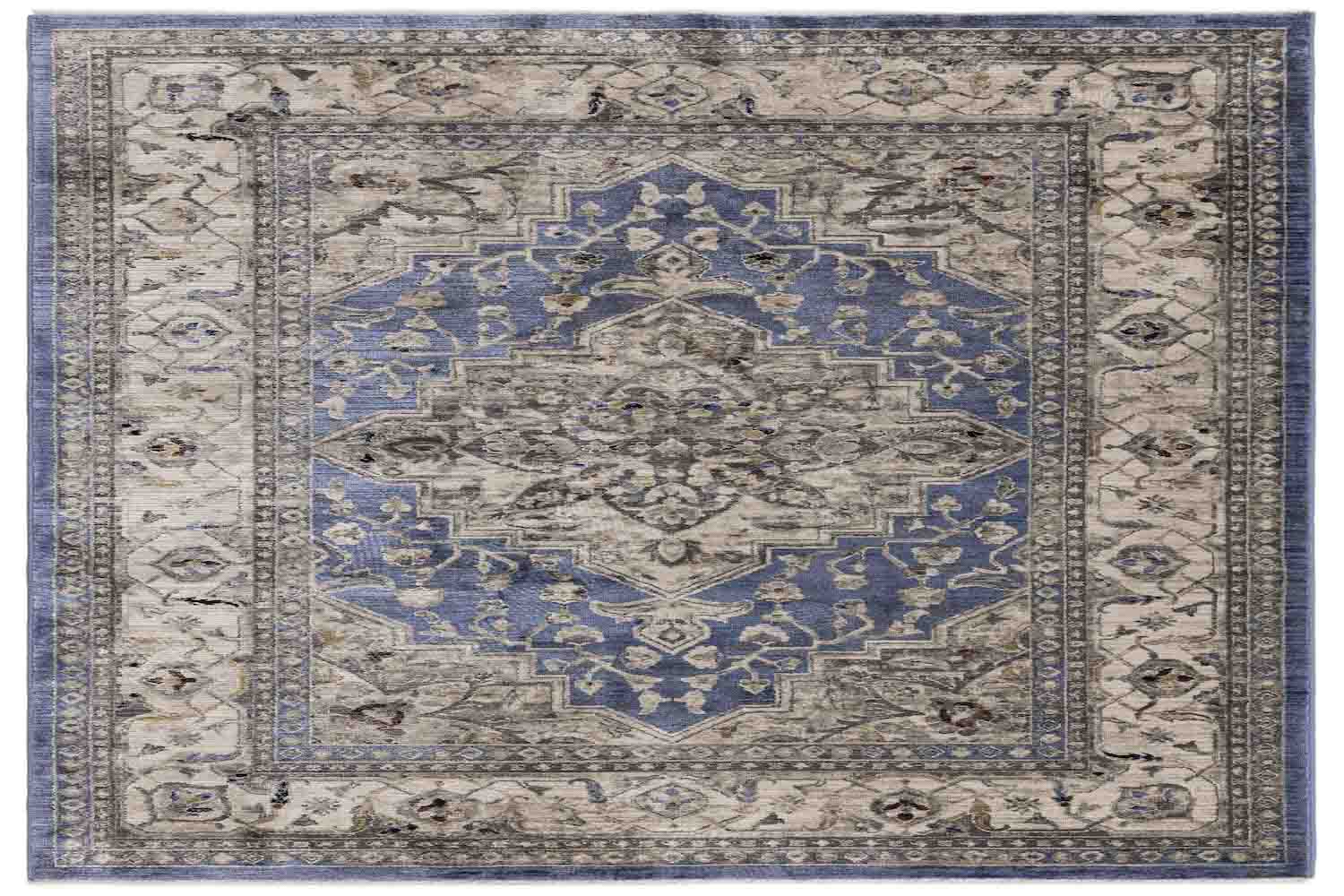 Sovereign Blue Medallion Rug | Persian Rugs | Rugs | Swyft