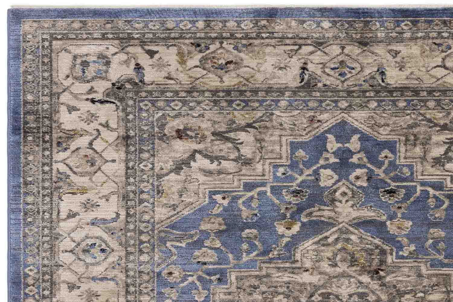 Sovereign Blue Medallion Rug | Persian Rugs | Rugs | Swyft