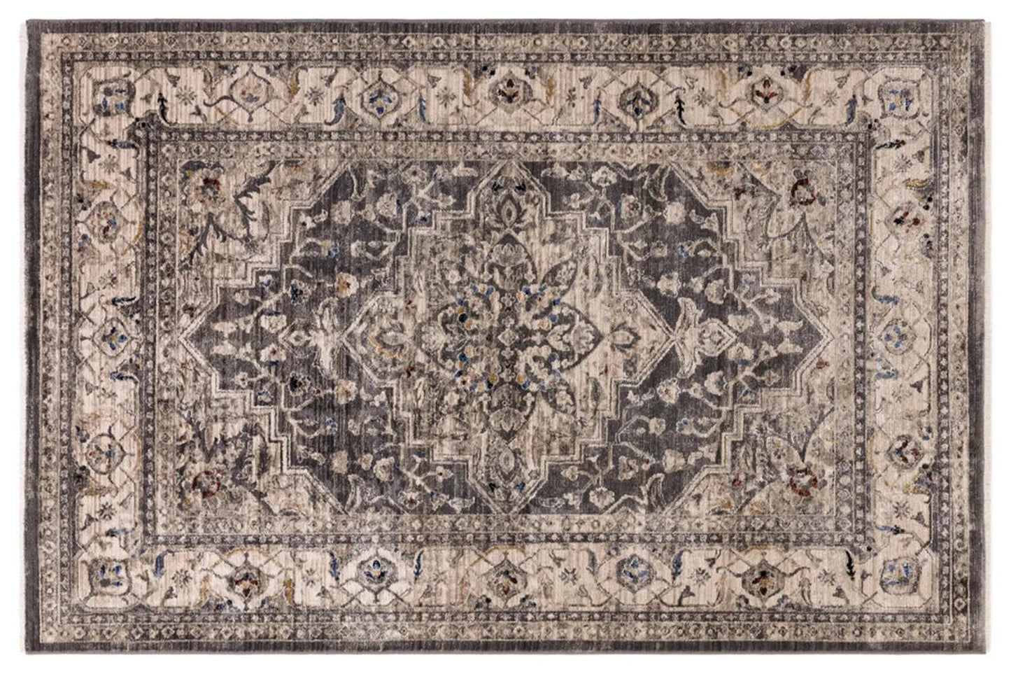 Sovereign Rug  Charcoal  Medallion