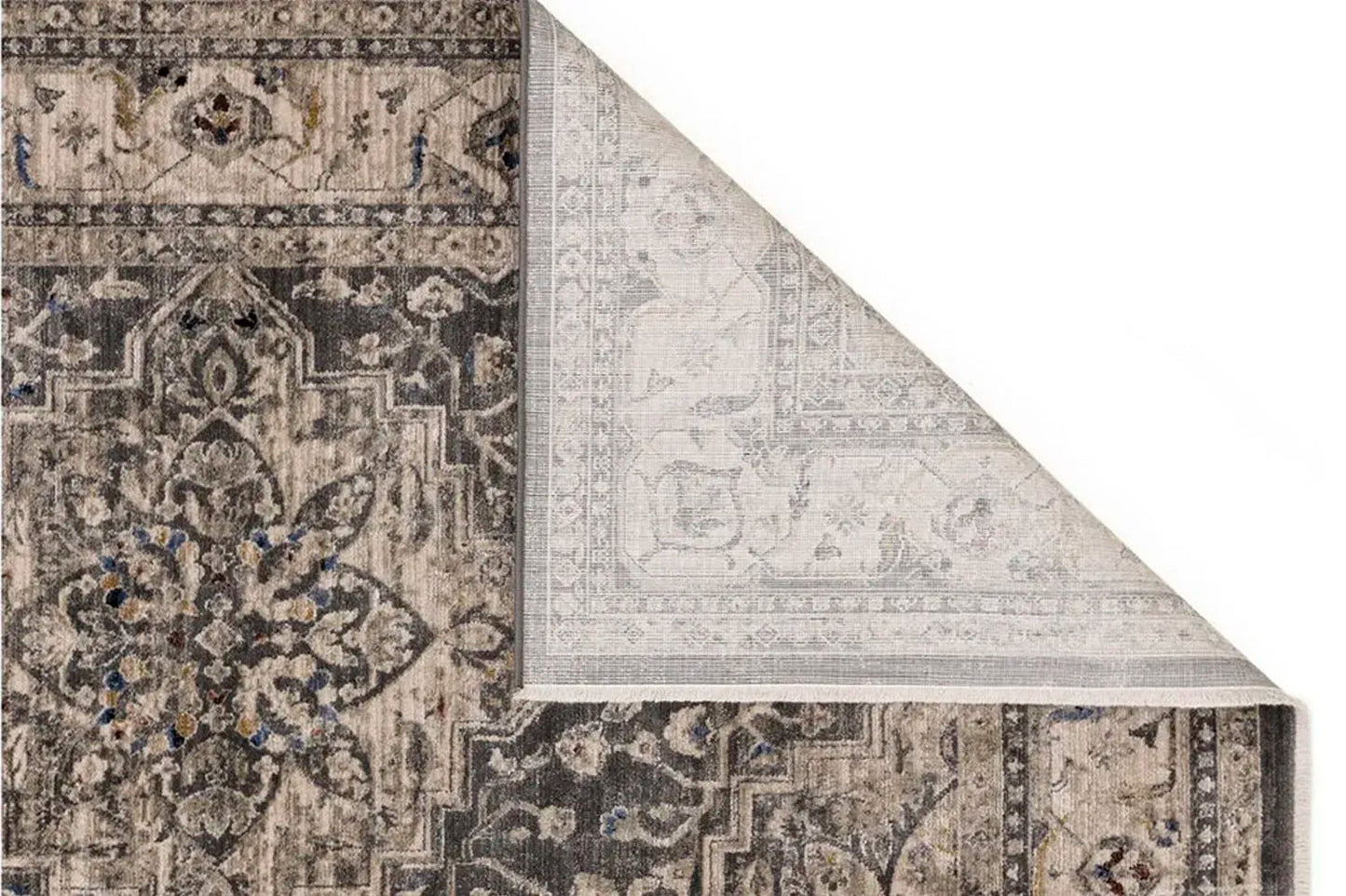 Sovereign Rug  Charcoal  Medallion