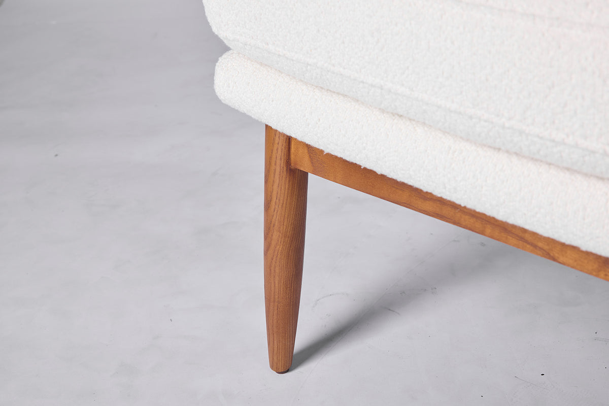 Chair 03 Ottoman, Ivory