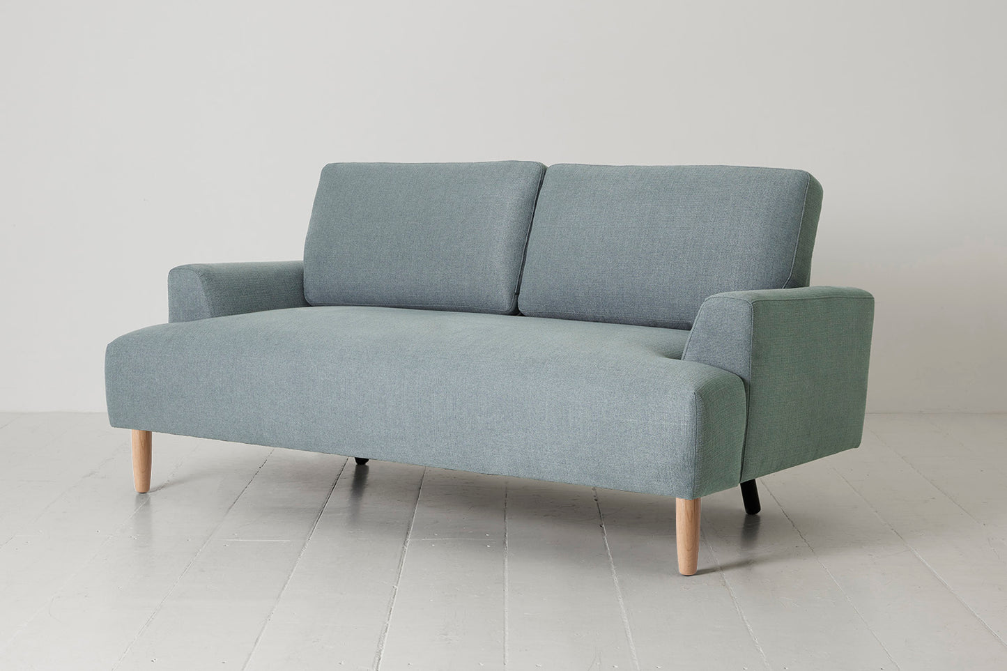 Model 05 2-Seater Sofa, Oak / Seaglass