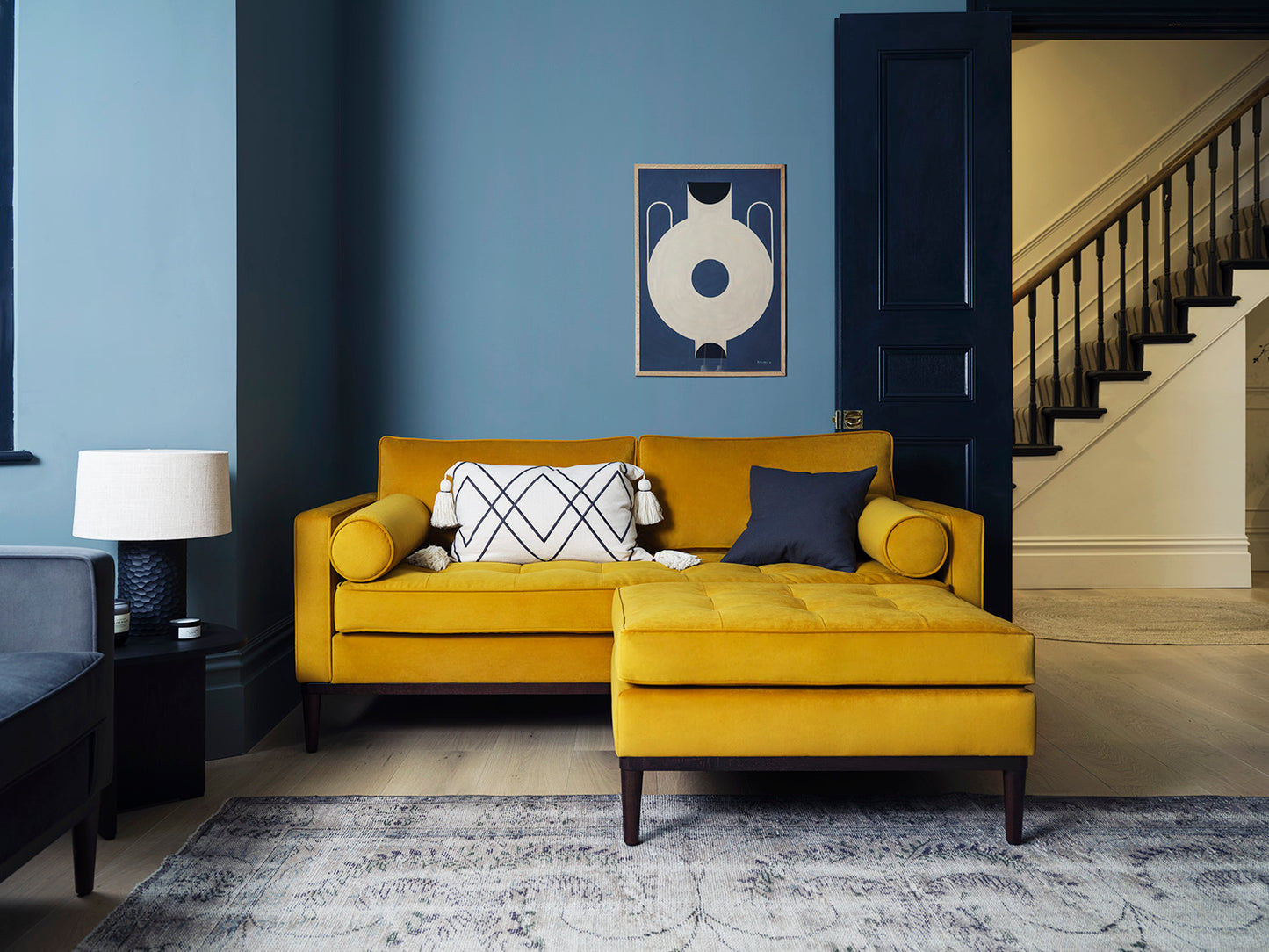 Model 02 2-Seater Sofa with Ottoman
