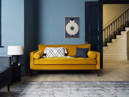 Model 02 2-Seater Sofa, Mustard
